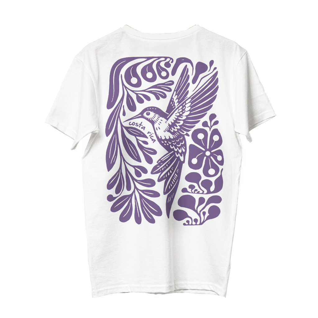 Camisa Colibrí Blanca - Fauna Latina