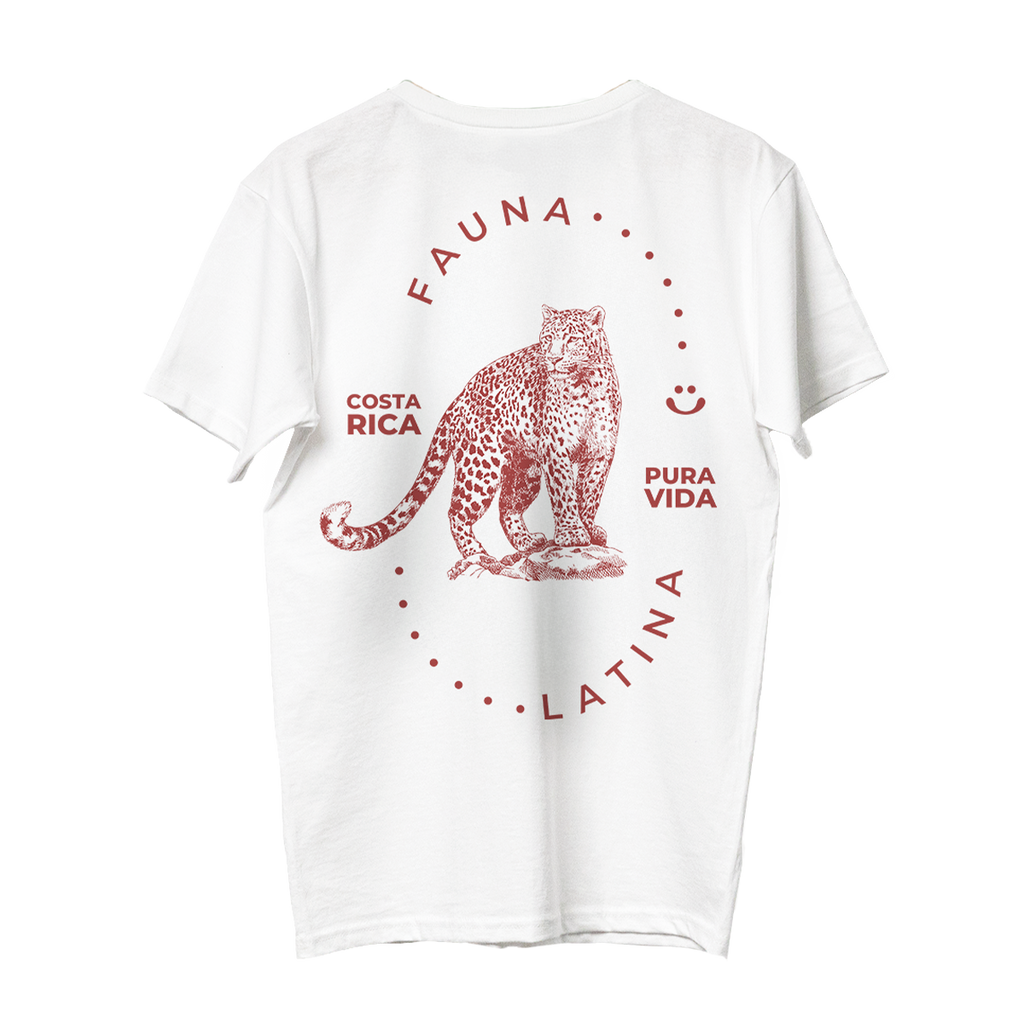 Camisa Jaguar Blanca - Fauna Latina