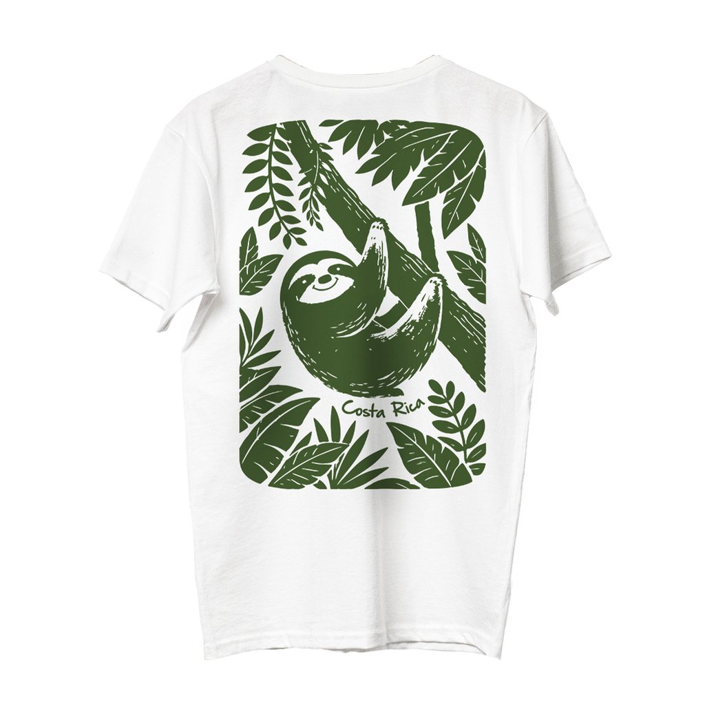Camisa Perezoso Blanca - Fauna Latina