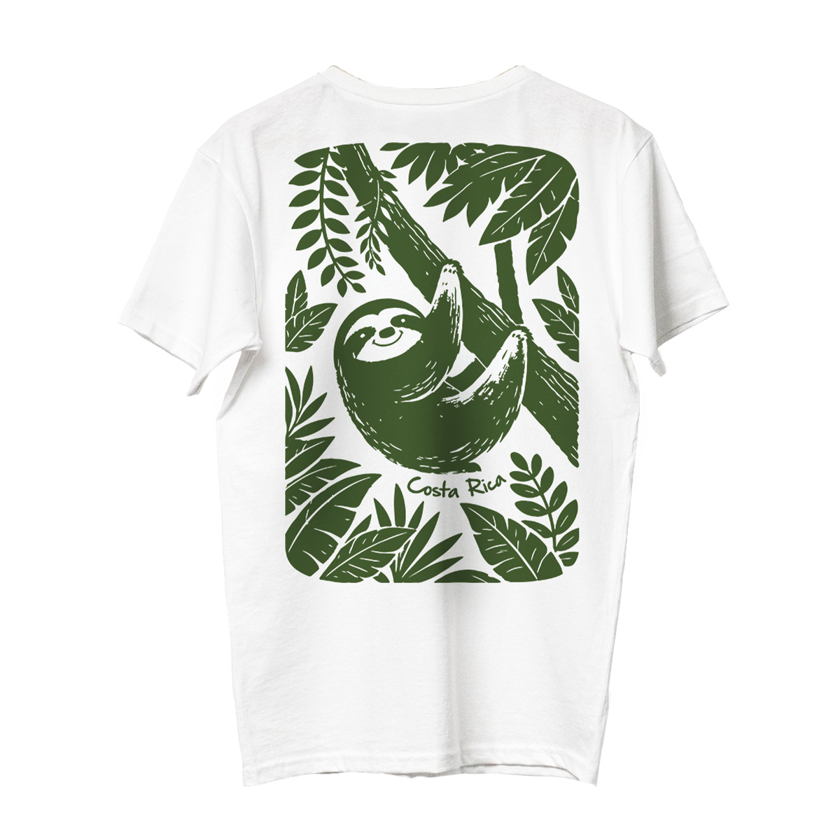 Camisa Perezoso Blanca - Fauna Latina