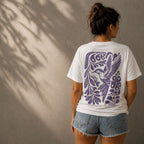 Camisa Colibrí Blanca - Fauna Latina