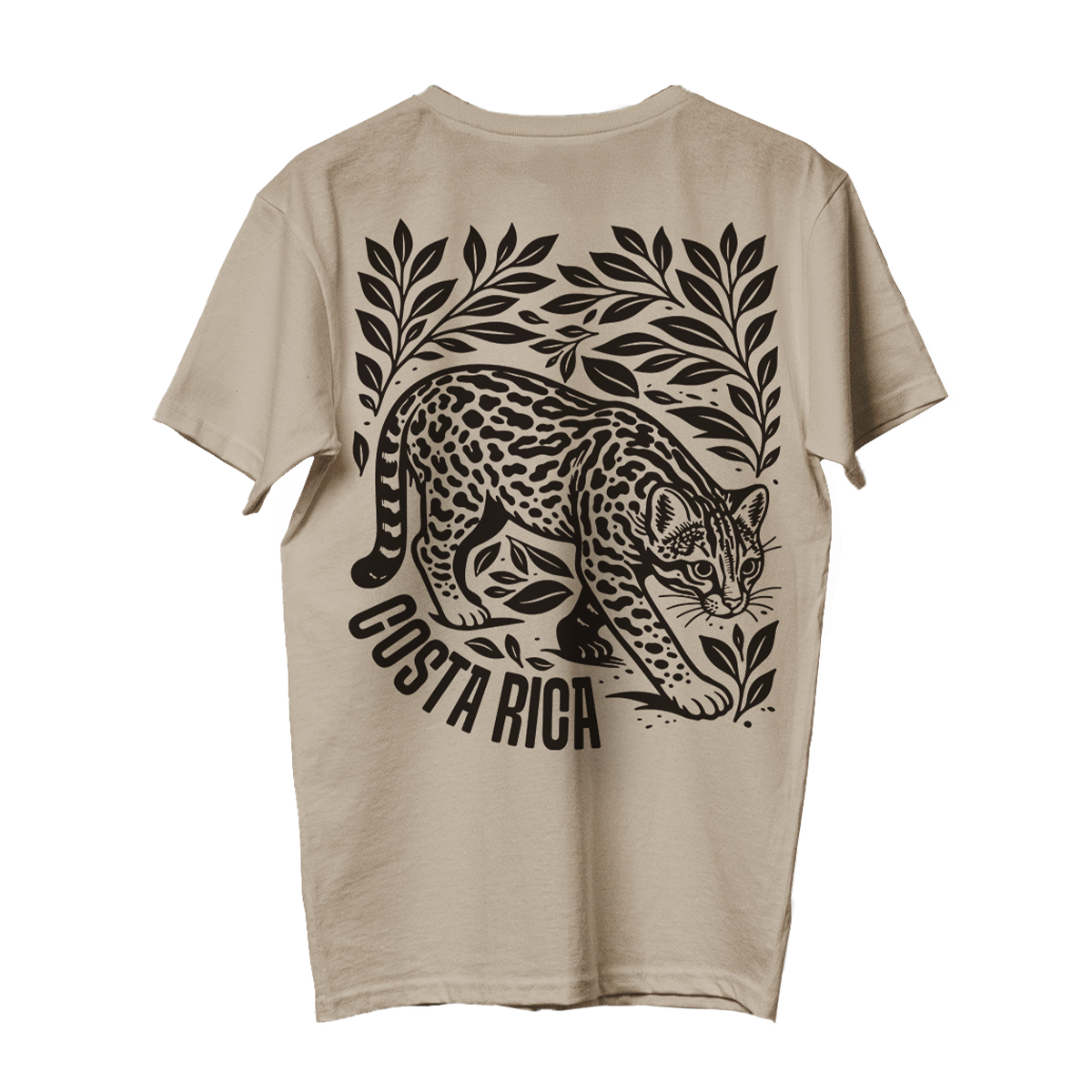 Camisa Ocelote Crema - Fauna Latina