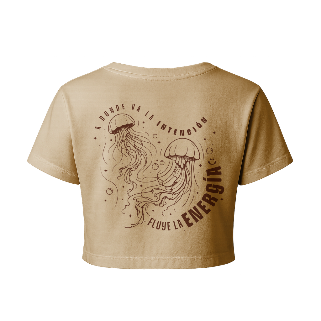 Blusa Oversized “A Dónde Va la Intención Fluye la Energía”