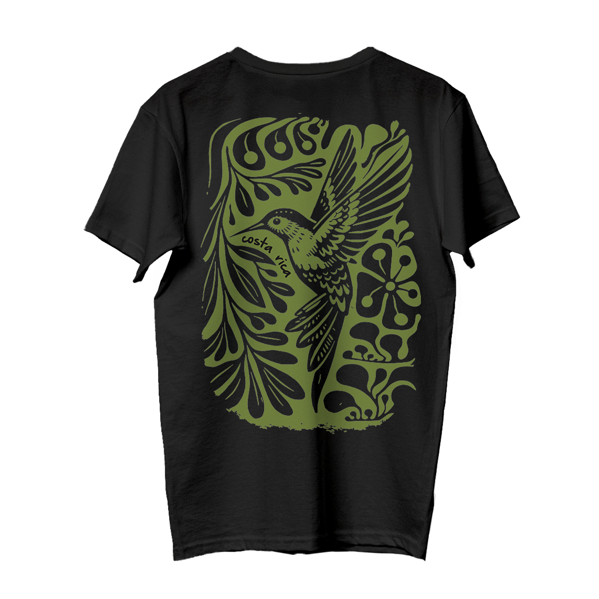 Camisa Colibrí Negra - Fauna Latina