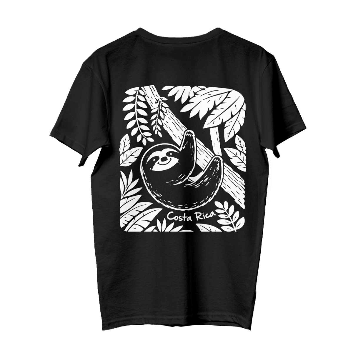 Camisa Perezoso Negra - Fauna Latina