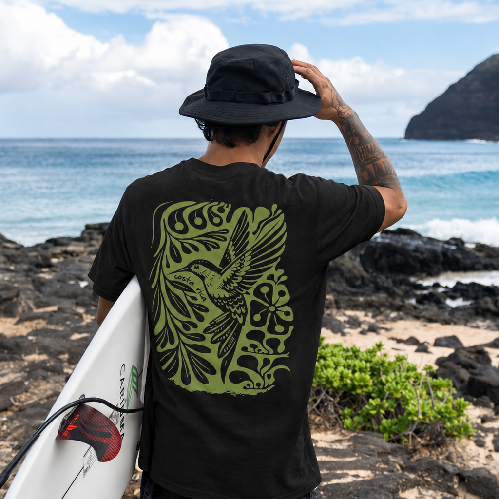 Camisa Colibrí Negra - Fauna Latina