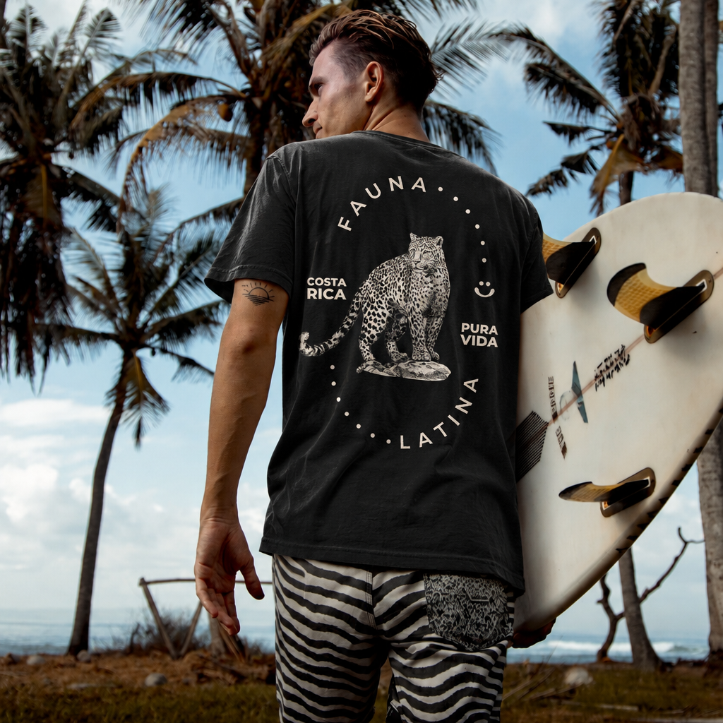 Camisa Jaguar Negra - Fauna Latina